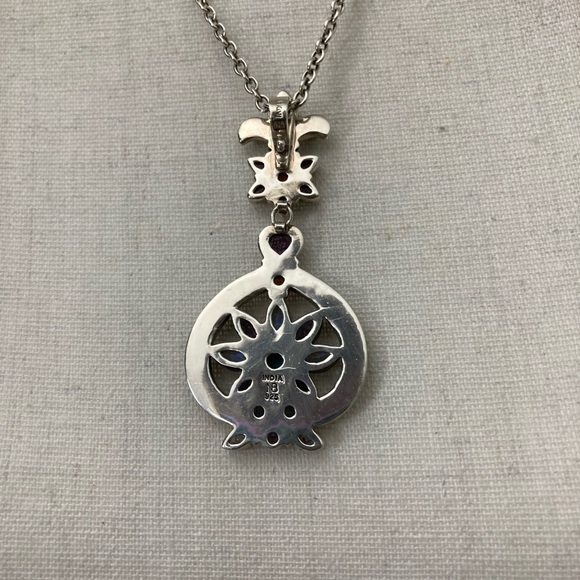 Nicky Butler 925 Sterling Silver Gemstone Pendant & Necklace 20” - Picture 4 of 7